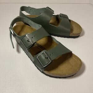 BIRKENSTOCK Milano Backstrap Leather Sandals Men's 43 - New